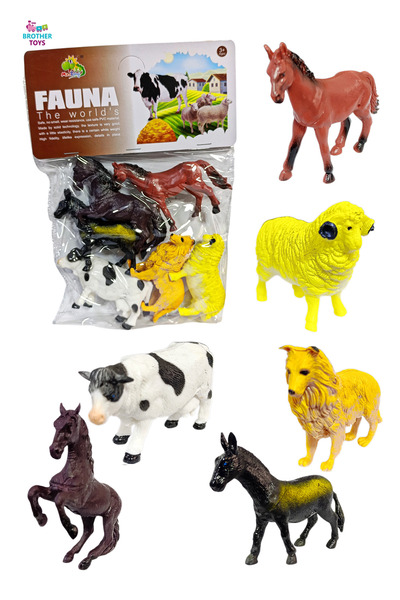 Brother Toys Çiftlik Hayvanları Koyun İnek Köpek Keçi At Eşek ve Aksesuarlar ...