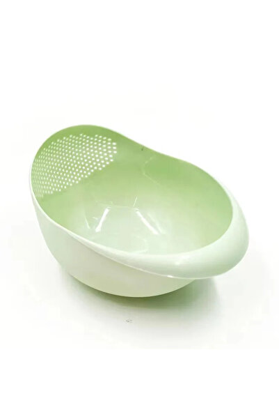 Choice7 1 PCS Green Rice Sieve Rice Drainage Basket Plastic Colander Kitchen ...