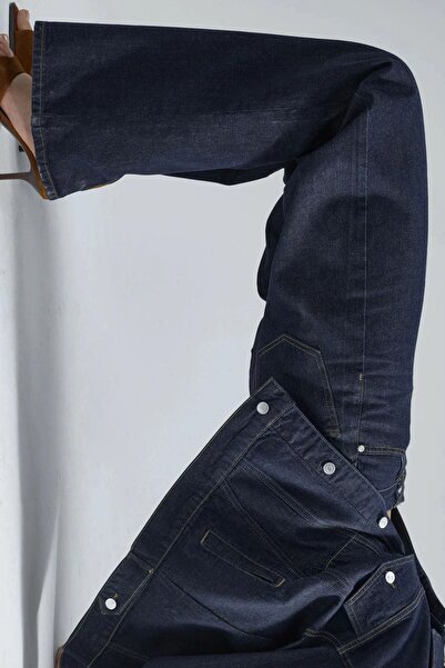 Hiccup Σετ τζιν δύο τεμαχίων με ψηλόμεσο φαρδύ πόδι SQUALO