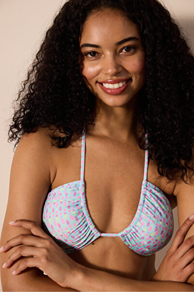 Penti Mosaic Straplez Çok Renkli Bikini Üstü