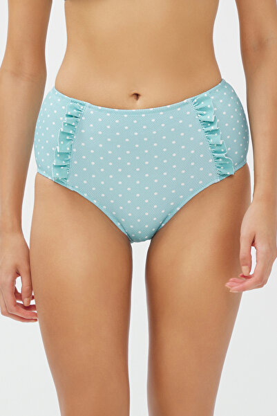 Penti Mint Green Nora High Ruffle Bikini Bottom