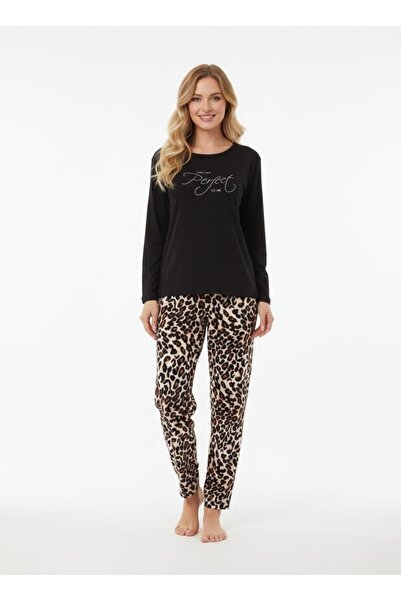 Pemilo Women's 2000-11 Long Sleeve Lycra Pajama Set