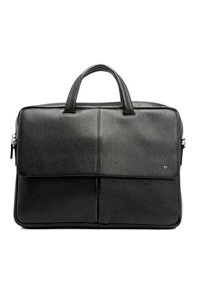 Tergan Siyah Hakiki Deri Erkek Evrak Çantası - S1EV00021140-A41