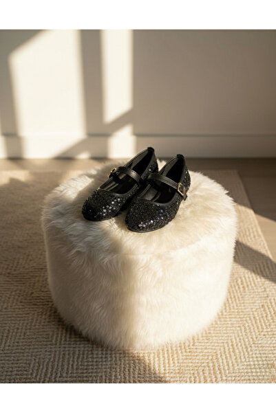 MyleeButik Kadın Simli Payetli Babet Ayakkabı – Günlük & Gece Şıklığı