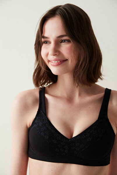 Penti Ameliyat Sonrası Siyah Balensiz Ultra Rahat Sütyen