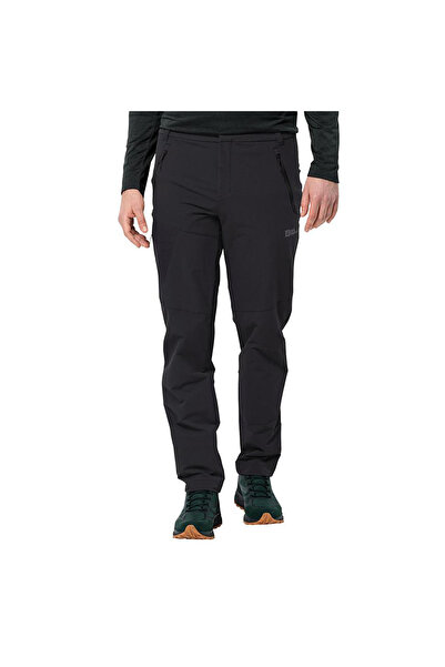 Jack Wolfskin بنطلون جلاستال الشتوي للرجال باللون الأسود للأنشطة الخارجية 150...