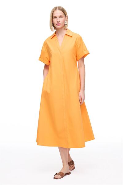 Perspective Albas Dress 3929-Orange