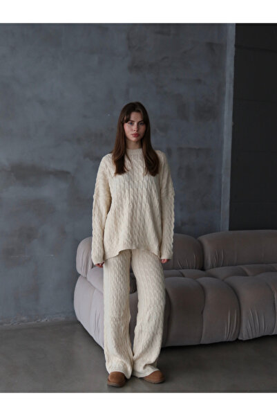 thelowely Hair Braided Knitting Suit