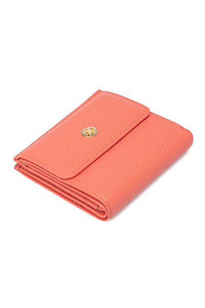 Tergan Pembe Hakiki Deri Kadın Cüzdan - S1CB00005627-D0J