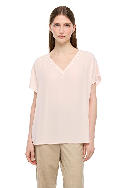 Perspective بلوزة مريحة بقصة على شكل حرف V