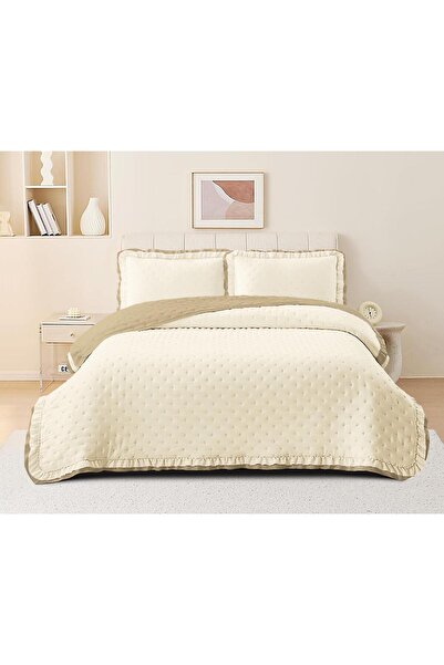 GOBLETTE HOME Lara Luxury 3-Piece Double Bedspread - 240X260 cm