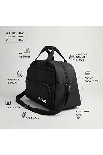 HAWK Unısex El Omuz Valiz Çok Gözlü Valiz Seyahat Çantası Spor Gym Valiz Çok ...