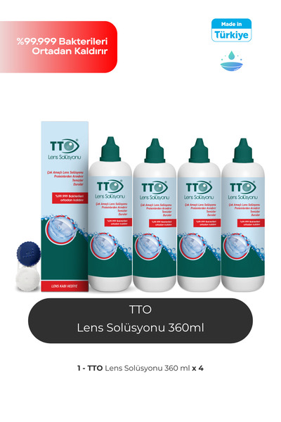 TTO Lens Solüsyonu 360 ml 4 Adet