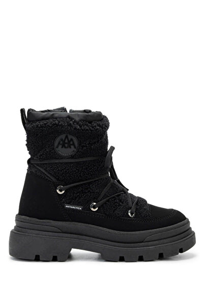 Tamer Tanca EFFETRE Kadın Kumaş Siyah Kar Botu