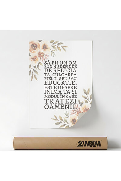 21mxm Poster Religios în Lb Română – Print Digital Neînramat pe Pânză - Sa Fi...