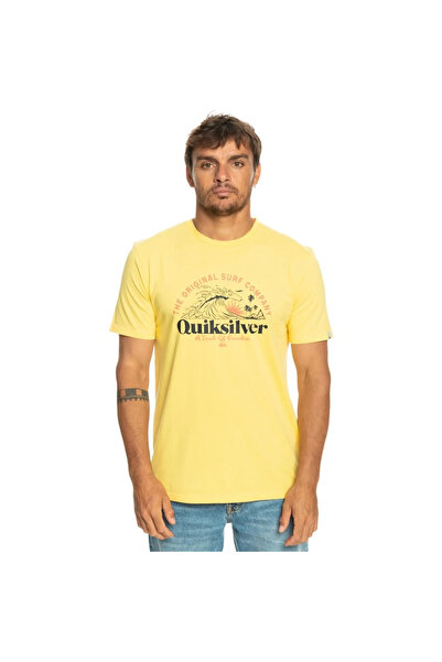 Quiksilver Sunsetwave M Erkek çok Renkli Günlük Stil تي شيرت EQYZT07277-YFB0