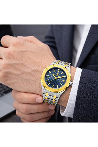 Generic ساعة كرونوغراف فاخرة للرجال من أورينت سي، مينا مرصع بالكريستال، حركة ...