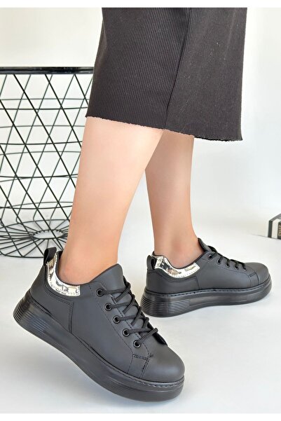 Kanonik Education Αθλητικά παπούτσια Sofio Μαύρα Δερμάτινα Lace-Up