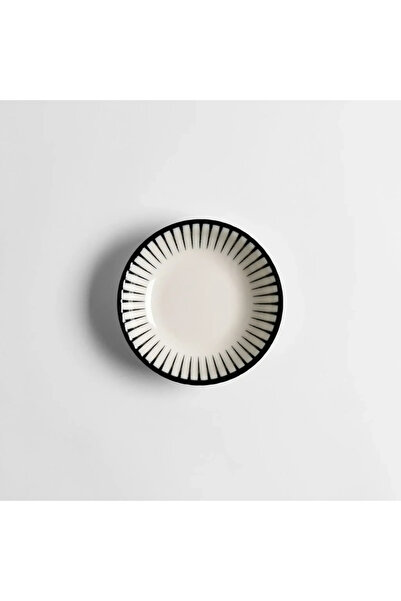 Qua Home Aspen Siyah Çizgili Servis Kasesi 11 cm