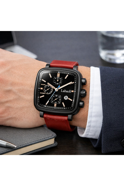 Generic OrientC Luxury Mens Chronograph Watch Crystal-Embellished Dial, Quart...