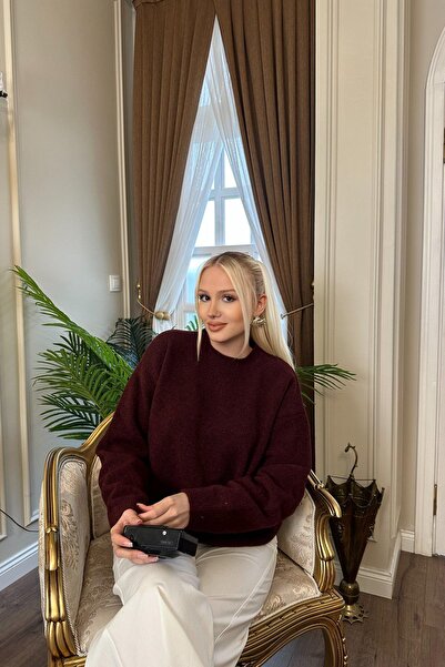 lizge giyim Cycling Neck Soft Textured Knitwear Pullover