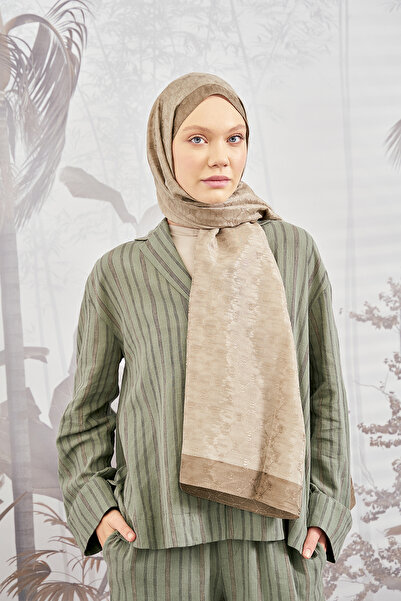 ARMANDA Шал с верижен монограм 3042-Vison