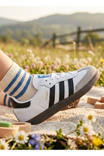 adidas حذاء سامبا أوغ سي كاجوال للأطفال باللون الأسود