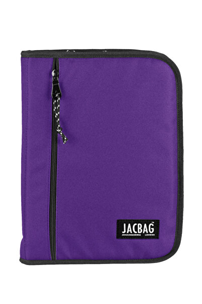 Jacbag حقيبة ملفات منظم بسحاب مقاس A4
