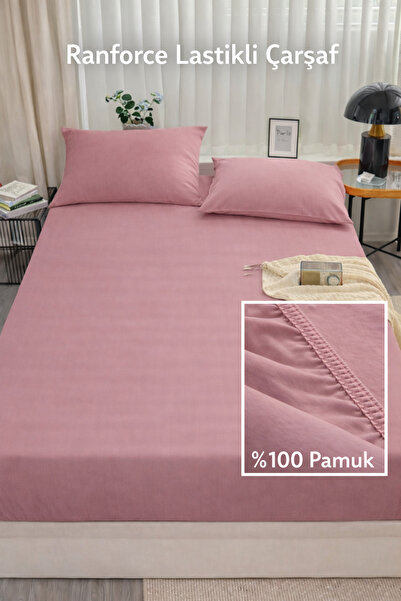 NazeninHome Ranforce 100% pamuk Elastični Set Čaršav | Jastuk Navlake