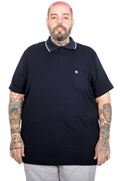 ModeXL Mode Xl Tricou Dimensiune Mare Polo Lycra Single Jersey Buzunar 21558 ...