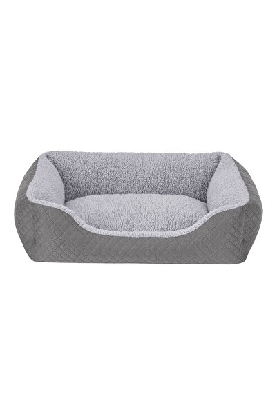 Pet Comfort STOROZAL Bravo Duo Kedi ve Köpek Yatağı Gri/Gri Peluş (233937) S ...