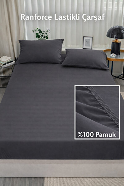 NazeninHome Ranforce 100% pamuk Elastični Set Čaršav | Jastuk Navlake