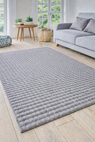 KEVLİNE Bubble Salon Mutfak Çocuk Odası Yolluk Kaymaz Taban Halı