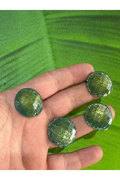 Gönülden Tasarım 4 bucăți mărgele de opal verde 1x1 cm