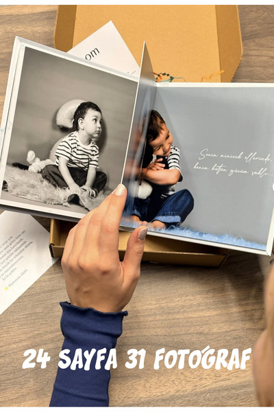 photonom Foto Kitap Sert Kalın Kapak - Fotoğraf Albümü Kişiye Özel Baskılı Fo...