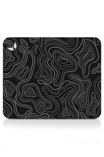 GoLite Classic - 27x23 Topography Siyah Ofis Ve Oyuncu Mouse Pad Kaymaz Taban...