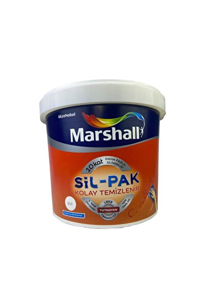 Marshall Sil-Pak Iç Cephe Duvar Boyası Leke Tutmayan 10 Kat Daha Fazla Siline...
