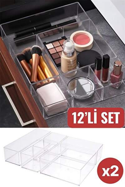 Bayev 12-предметний набір для впорядкування вмісту шухляд (2 X 216) Організат...