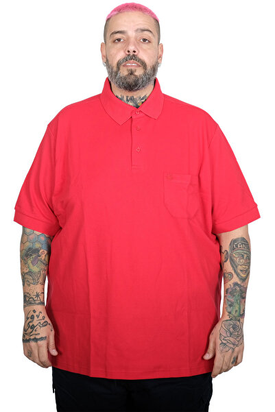 ModeXL Ανδρικό μπλουζάκι Mode Xl Battal Size με λαιμόκοψη πόλο και τσέπη, Cla...