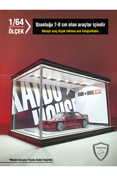 reklambalaj Kaido House Diecast Led Işıklı Akrilik Korumalı Stand/Diorama 1:6...