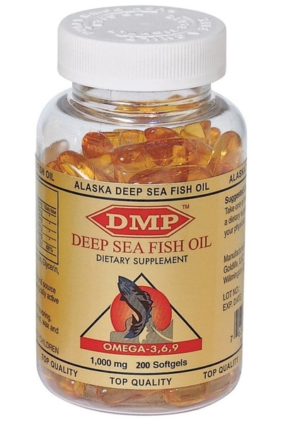 DMP أوميغا 3-6-9 كبسولات زيت السمك 200 كبسولة