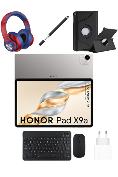 HONOR Pad X9A 8gb 256GB Wi-Fi 11.5 Inç IPS Uzay Gri Tablet - +KILIF+KLAVYE+KA...