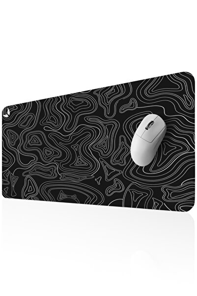 GoLite Classic - 70x30 Topography Gaming Oyuncu Mouse Pad Kaymaz Taban Büyük ...