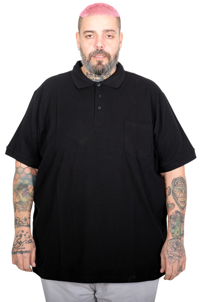 ModeXL Mode Xl Oversize Ανδρικό μπλουζάκι Polo Neck Pocket Classic Pike 20552...