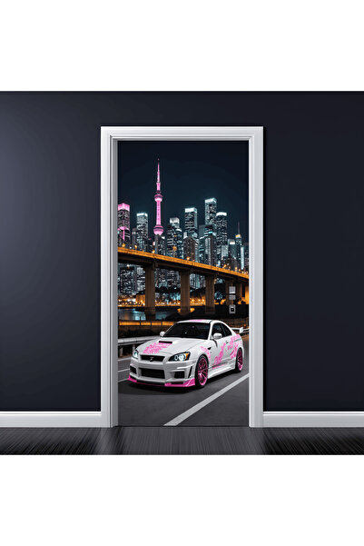 Avex Folie imprimata color pentru decor Usa, dimensiune 200 x 90cm, model: AV...