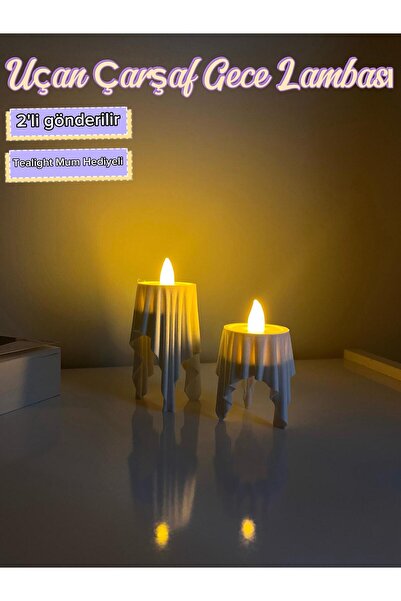 micreative3d Uçan Örtü Tealight Gece Lambası