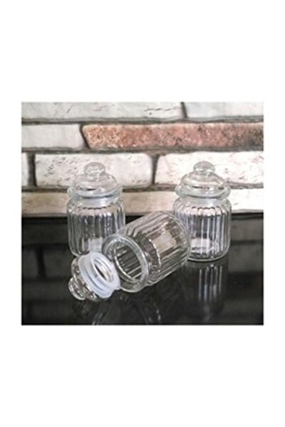 Fame Kıtchen 3'lü Cam Baharatlık Vakumlu Kapaklı 3x500 Ml