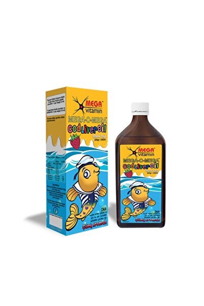 Mega Vitamin - MegaOmega Sıvı Balık Yağı 250ml - Çilek Aromalı