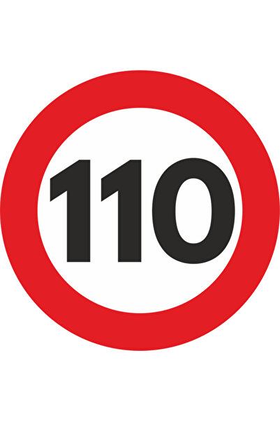 Avex Autocolant Sticker "Limita Viteza" Reflectorizant - 110km/h