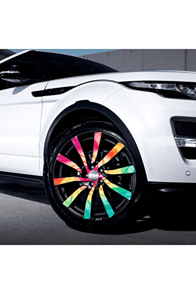 Avex Set de 4 folii imprimate de exterior cu ecosolvent, autoadezive pentru d...